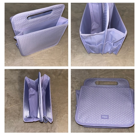 Thirty-One Lavender Swiss Dot Organizer - Picture 1 of 2
